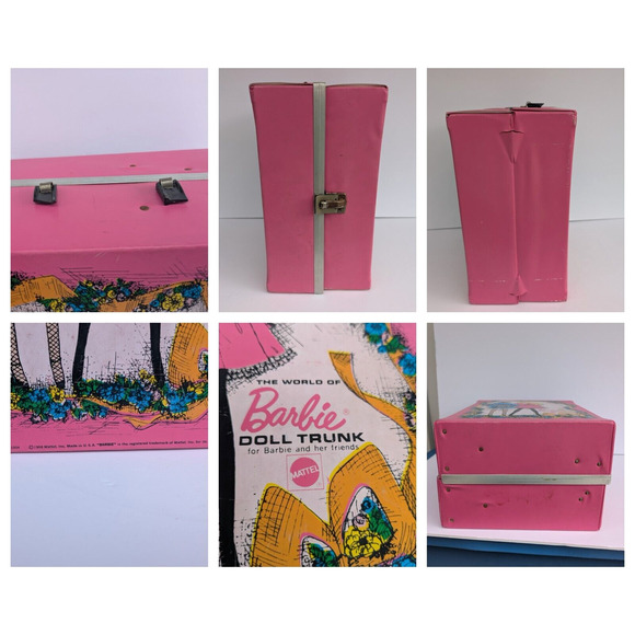 VTG 1960s Barbie Doll Lot w/ Case, Clothes, Blow-Up Furniture Accessories - Picture 11 of 11